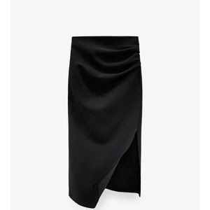 ZARA DRAPED SKIRT